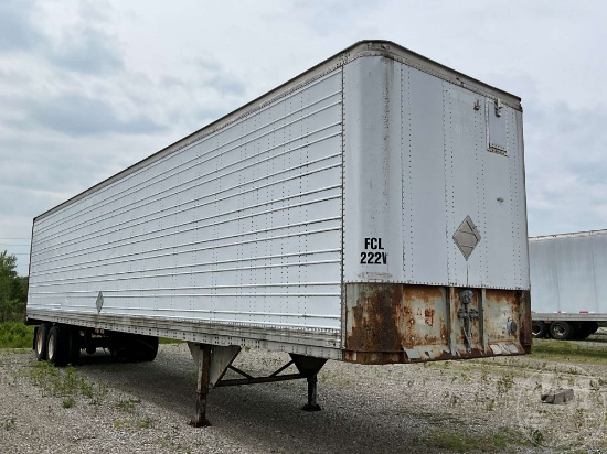 1989 TRAILMOBILE DRY VAN 48'X102" VAN TRAILER VIN: 1PT02DAHXK9003931