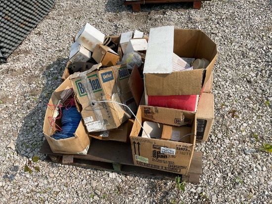 PALLET OF WIRE AND PARTS