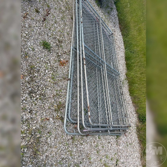 6X12 CHAIN LINKED FENCE PANEL