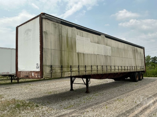 1991 FRUEHAUF CURTAIN SIDE T/A CURTAIN SIDE TRAILER VIN: 1H2PO4827MW066602