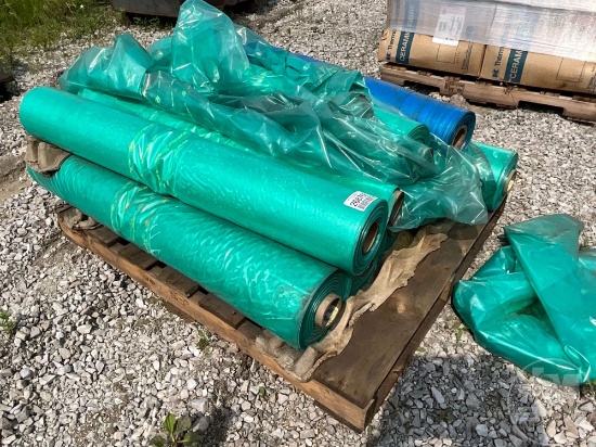 9 ROLLS OF PLASTIC