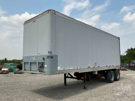 1999 FRUEHAUF 28'X102" VAN TRAILER VIN: 1JJV452F2YF639947