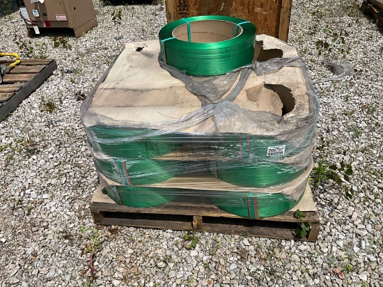 13 ROLLS OF PLASTIC BANDING STRAP