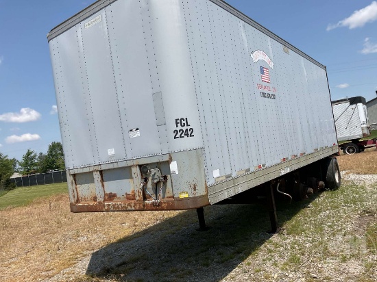 28'X96" VAN TRAILER VIN: 2V02937SE006602