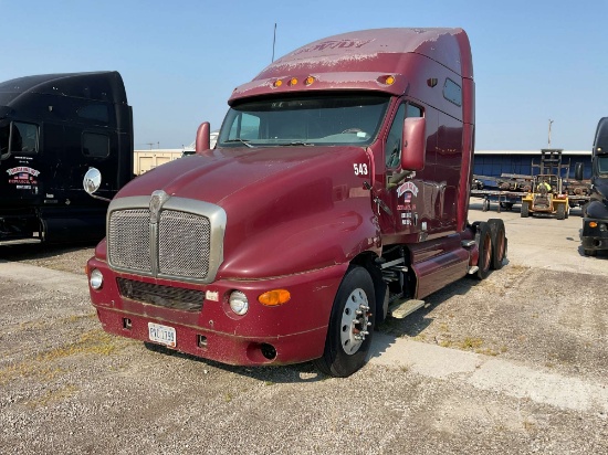 2000 KENWORTH T2000 T/R TANDEM AXLE SLEEPER TRUCK TRACTOR VIN: 1XKTDR9X1YJ833497