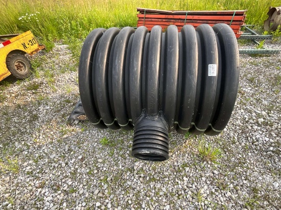 36”...... CULVERT COUPLING WITH 10”...... T