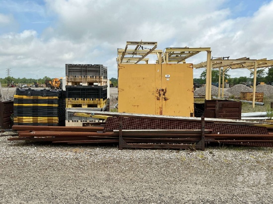 COMPRESSOR,CONVEYOR,GENERATOR,SCRAP METAL CRATES,PIPE ETC