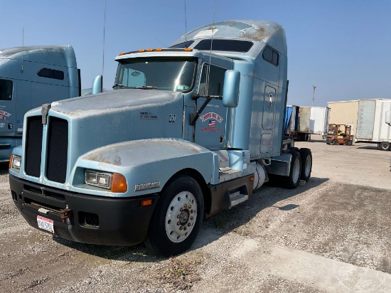 1991 KENWORTH T6 SERIES T/A TANDEM AXLE SLEEPER TRUCK TRACTOR VIN: 1XKADR9X8MJ563587