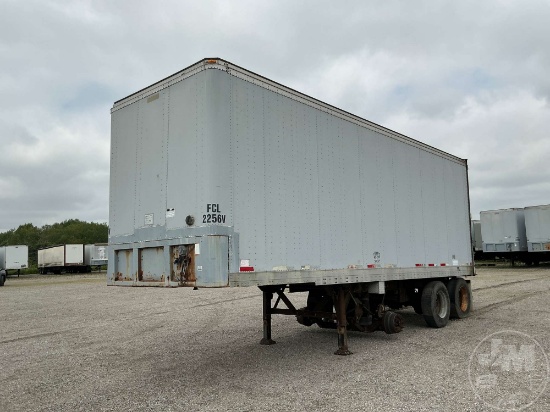 2000 FRUEHAUF 28'X102" VAN TRAILER VIN: 1JJV312FXYF639927