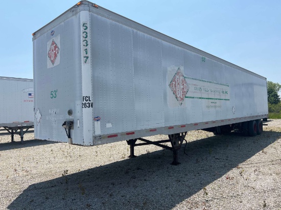 2000 UTILITY TRAILER 53'X102" VAN TRAILER VIN: 1UYVS25307P383912
