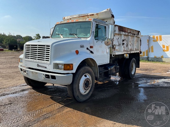 2001 INTERNATIONAL 4700 SINGLE AXLE DUMP TRUCK VIN: 1HTSCAAN91H396094