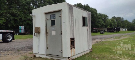 FIBERGLASS BUILDING WITH STEEL DOOR 8X10’......