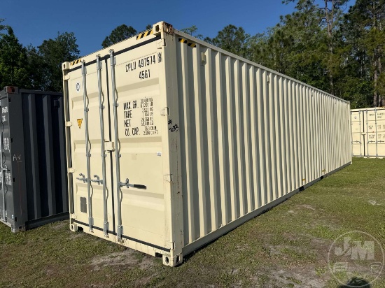 2022 40' HIGH CUBE CONTAINER SN: CPLU4975748