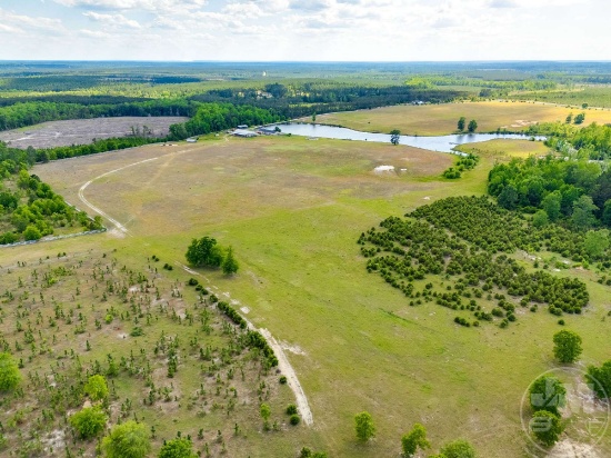 148 ACRES +/- WITH SPACIOUS ONE STORY HOME, LARGE HORSE