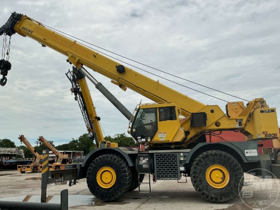 2013 GROVE RT880E ROUGH TERRAIN CRANE SN: 232909