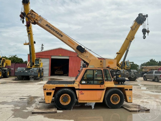 2012 BRODERSON IC80-3J CARRY DECK CRANE SN: 637157