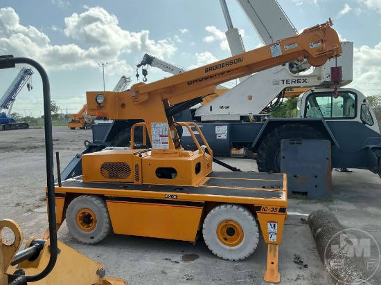 2012 BRODERSON IC35 CARRY DECK CRANE SN: 6706135