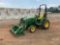 JOHN DEERE 3032E 4X4 TRACTOR W/ LOADER SN: 1LV3032EKNN144819