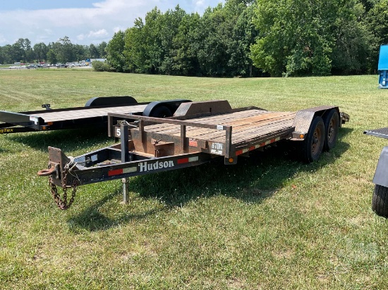 HUDSON 15’......X82”...... TAG A LONG TILT DECK TRAILER 6 TON VIN: 10HSLT1857100043
