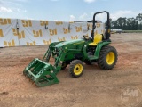 JOHN DEERE 3032E 4X4 TRACTOR W/ LOADER SN: 1LV3032EKNN144819