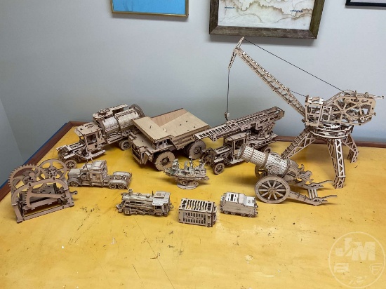 ASSORTMENT OF WOODEN MODELS, TO BENEFIT K9’......S FOR WARRIORS