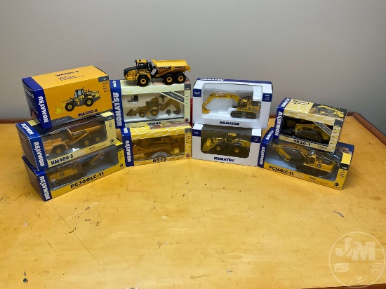ASSORTMENT OF KOMATSU DIECAST MODELS, TO BENEFIT K9’......S FOR WARRIORS