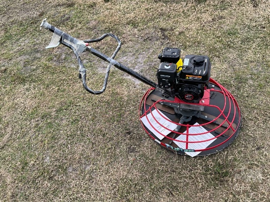 UNUSED FUTURE G200F WALK BEHIND CONCRETE TROWEL