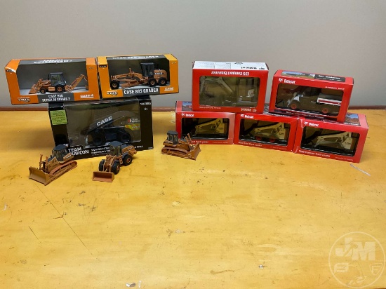 ASSORTMENT OF CASE AND BOBCAT DIECAST MODELS, TO BENEFIT K9’......S