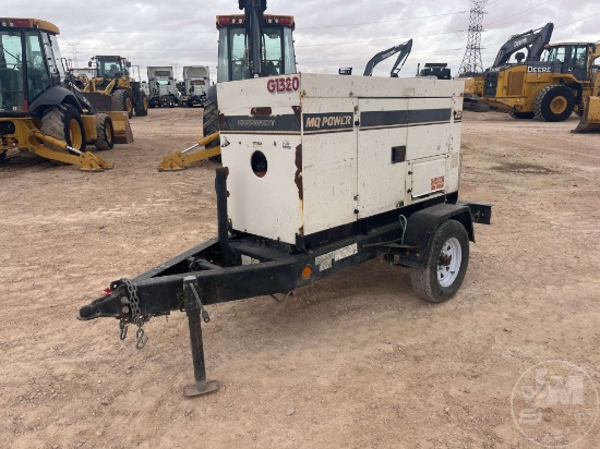 2012 MULTIQUIP DCA-25SS1U3 WHISPERWATT 20 KW TRAILER MOUNTED GENERATOR SN: 7111935