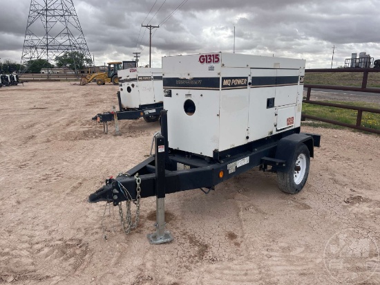 2012 MULTIQUIP DCA-25SS1U3 WHISPERWATT 20 KW TRAILER MOUNTED GENERATOR SN: 7111919
