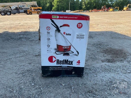 UNUSED RED MAX 4 GAL POLY BACKPACK SPRAYER