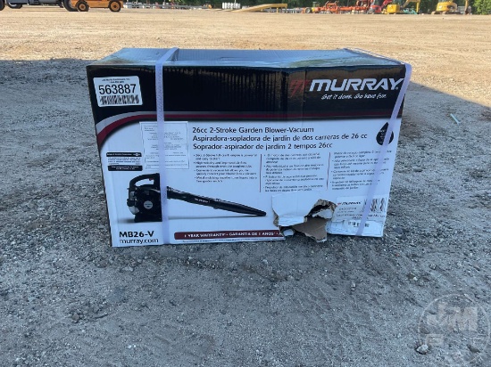UNUSED MURRAY  MB26-V LEAF BLOWER/ VAC