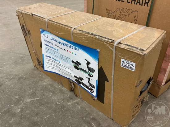 UNUSED SKLP ELECTRIC TWO-WHEELED BIKE, MODEL SK-E48, LED INSTRUMENT PANEL,
