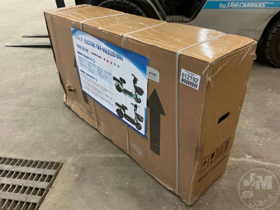 UNUSED SKLP ELECTRIC TWO-WHEELED BIKE, MODEL SK-E48, LED INSTRUMENT PANEL,