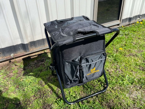 CHARITY LOT - JEFF MARTIN CAPITAL STOOL BACKPACK W/ INSULATED
