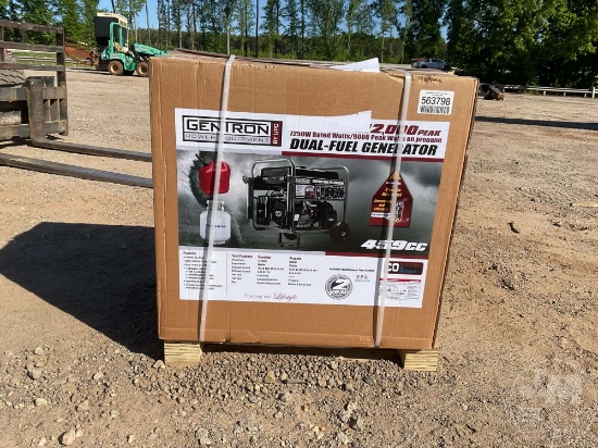 GENTRON POWER EQUIPMENT BY UPC 12000 WATT DUEL-FUEL GENERATOR 12,000 WATTS PORTABLE GENERATOR
