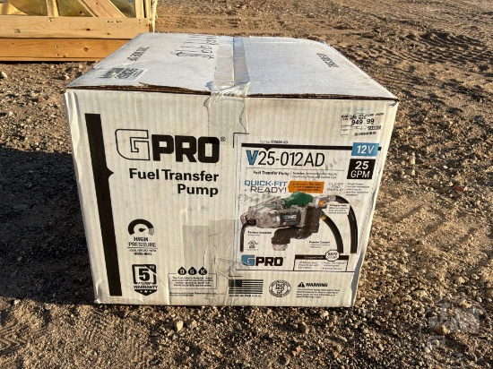 UNUSED G-PRO V25-012AD FUEL TRANSFER PUMP