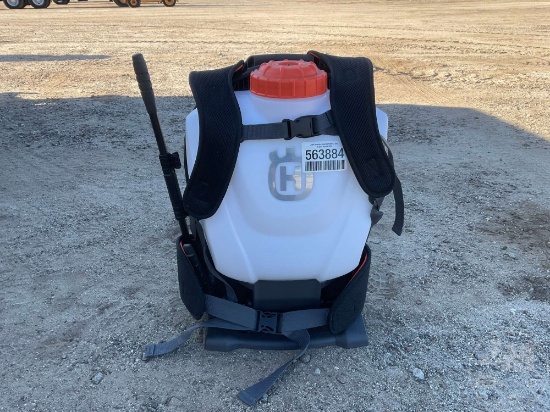 UNUSED HUSQVARNA MANUAL PUMP BACKPACK SPRAYER