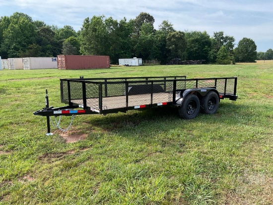 Unused 2026 Triple Crown Trailers, Inc U6x16t24m Utility Trailer 6'6"X16' Vin: 1xnbu1627t2050082