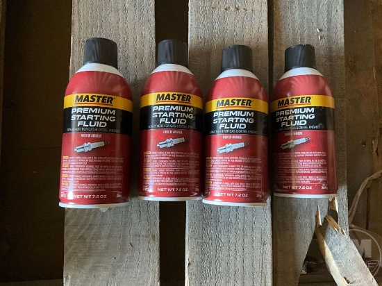 Qty Of (4) 7.2oz Master Premium Starting Fluid