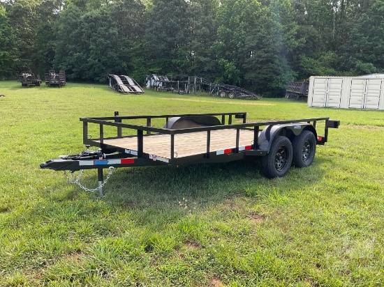 Unused 2026 Triple Crown Trailer Mfg. Inc U6x14t14o-D Utility Trailer 6'6"X14' Vin: 1xndu1424t205008