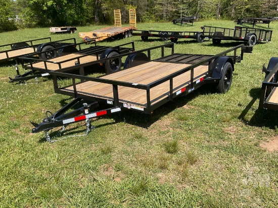 Unused 2026 Triple Crown Trailers U6x14s14o-D Utility Trailer 6'6"X14' Vin: 1xndu1414t2048891