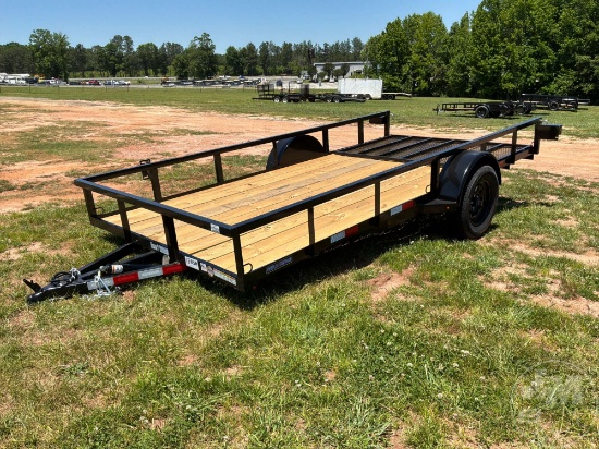 Unused 2026 Triple Crown Trailers, Inc U6x14s14o-D Utility Trailer 6'6"X14' Vin: 1xndu1411t2049769