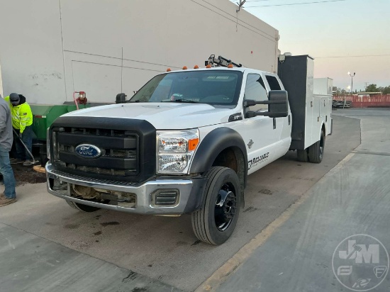 2011 FORD F-550XL SD CREW CAB S/A MECHANICS TRUCK VIN: 1FD0W5GT4BEB90091