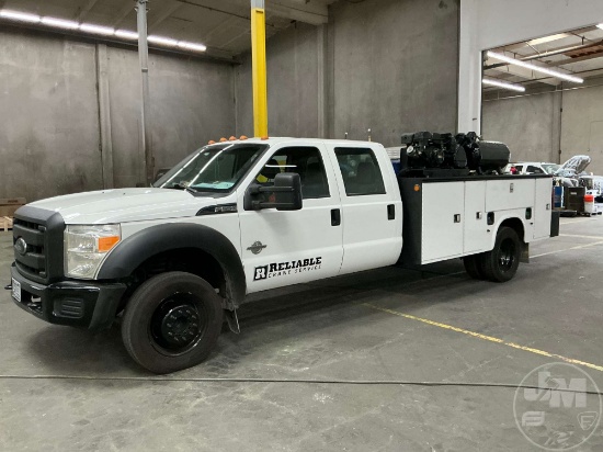 2012 FORD F-550XL SD CREW CAB S/A UTILITY TRUCK VIN: 1FD0W5GT5CEC68430