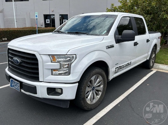 2017 FORD F-150 STX CREW CAB 4X2 PICKUP VIN: 1FTEW1CP4HKD94489