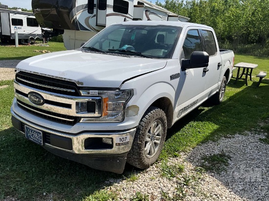2019 FORD F-150 XLT CREW CAB 4X2 PICKUP VIN: 1FTEW1C56KKC38606