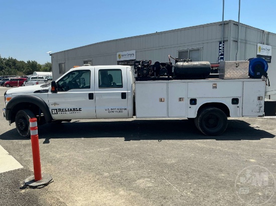 2011 FORD F-550XL SD CREW CAB S/A MECHANICS TRUCK VIN: 1FD0W5GT2BEC38297