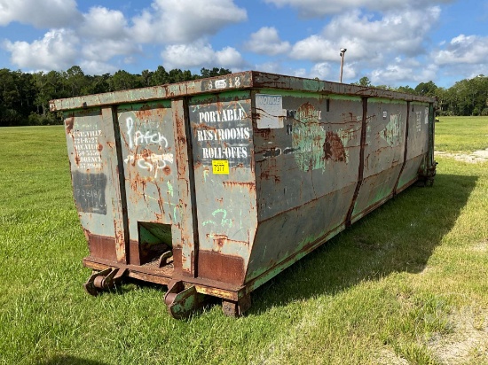 HEAVY DUTY 3 CY CAPACITY DUMPING HOPPER