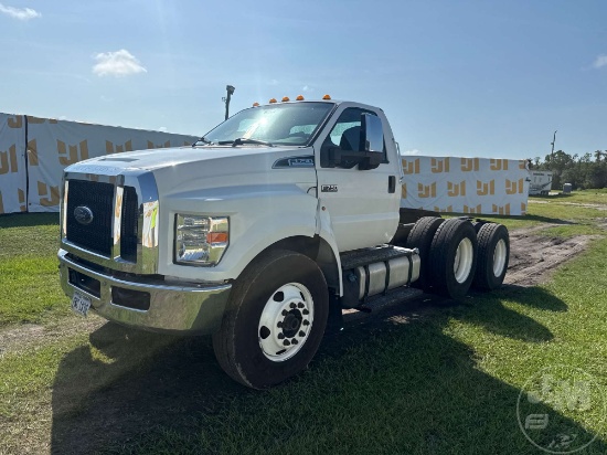 2022 Ford F-750 XLT Tandem Axle Day Cab Truck Tractor Vin: 1fdwf7dxxndf02115
